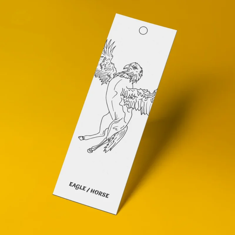 The Eagle Horse: A majestic creature soaring through mythical skies.