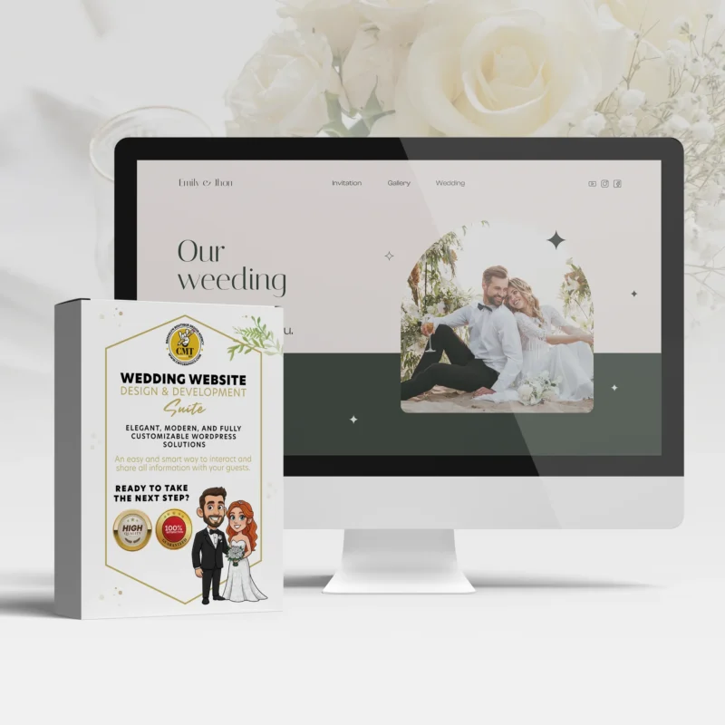 Wedding Website – Custom Web Designed & Developed Premium Wedding Website – Custom Design & Develop