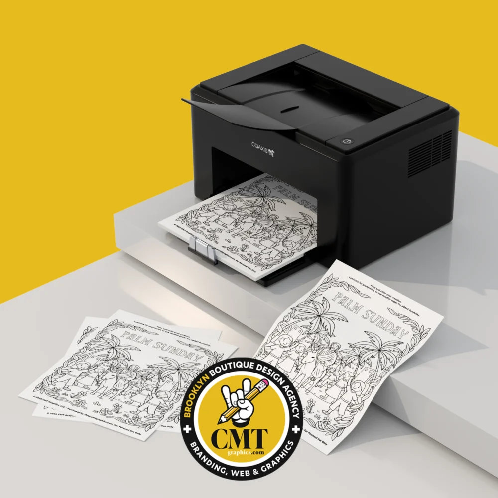 Palm Sunday Coloring Page