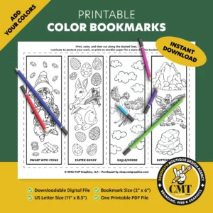 Dwarf with Coins Coloring Page | Instant PDF Download