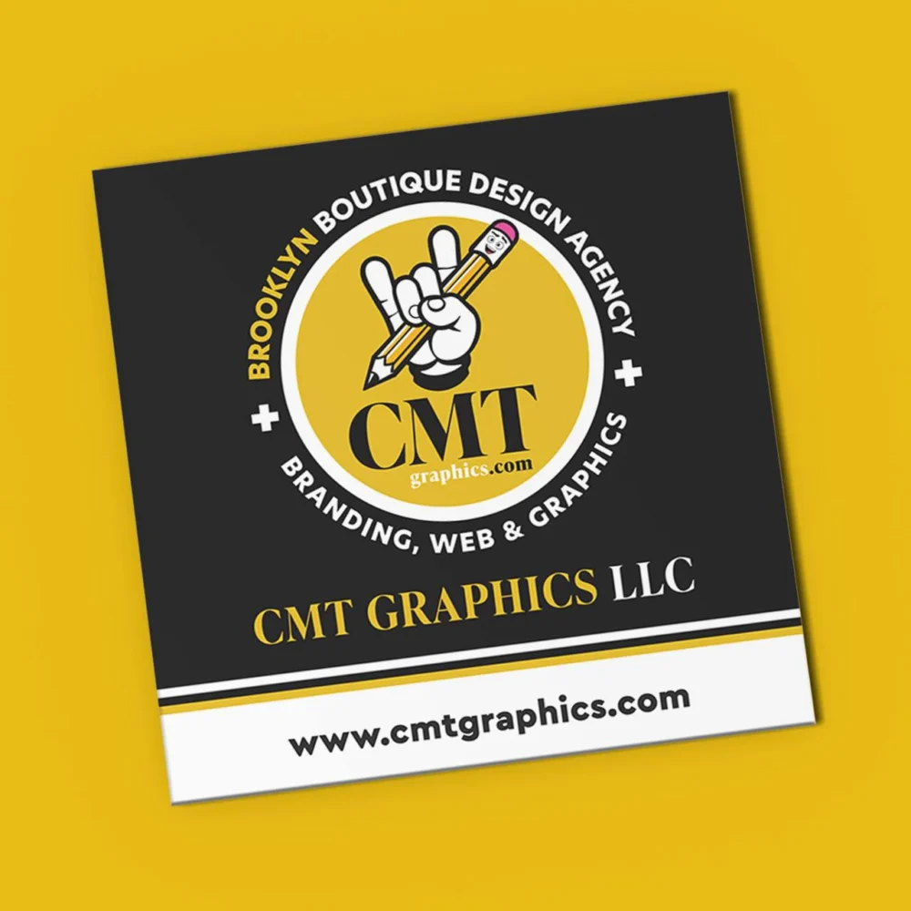 Square Business Cards Design for CMT Graphics, LLC Square Business Cards Design for CMT Graphics, LLC