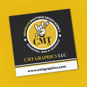 Square Business Cards Design for CMT Graphics, LLC Square Business Cards Design for CMT Graphics, LLC