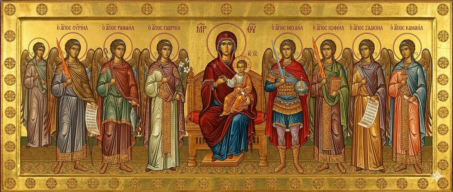 Orthodox Archangels Wooden Icons | Handmade on Wood